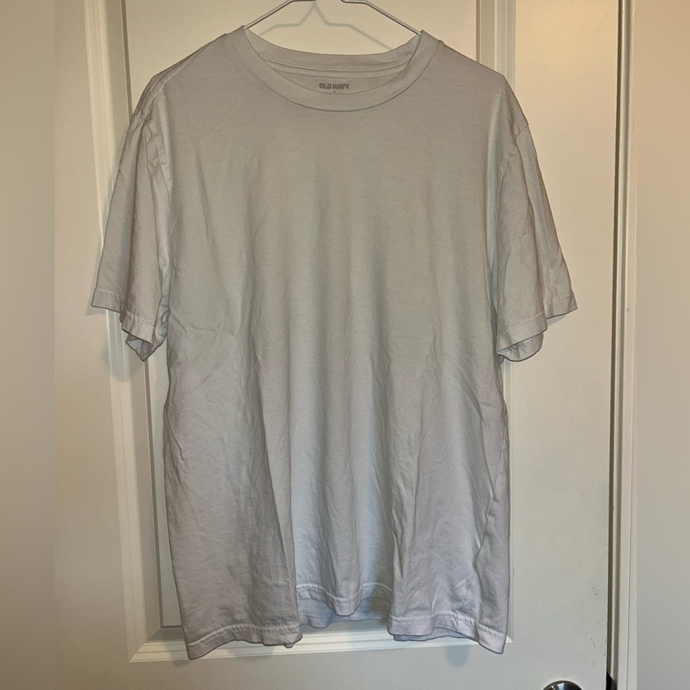 Old Navy Men's white Short Sleeve Tee